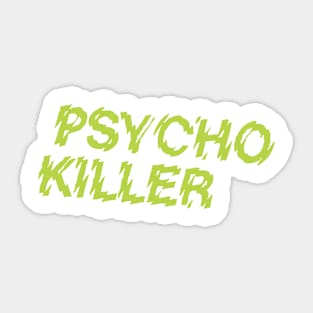 Psycho Retro Sticker